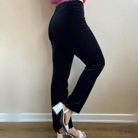 Vintage velvet leggings - Picture 1 of 3